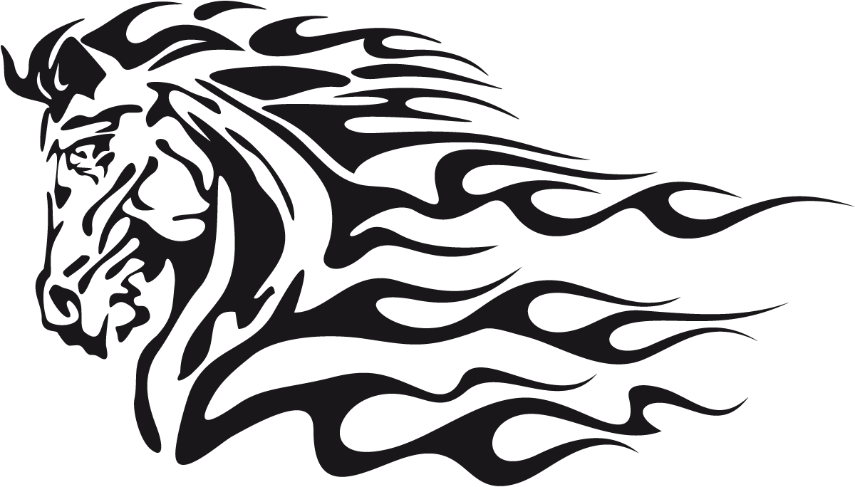 Pegatinas: Animal Flames 10