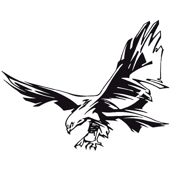 Pegatinas: Águila Tribalizada