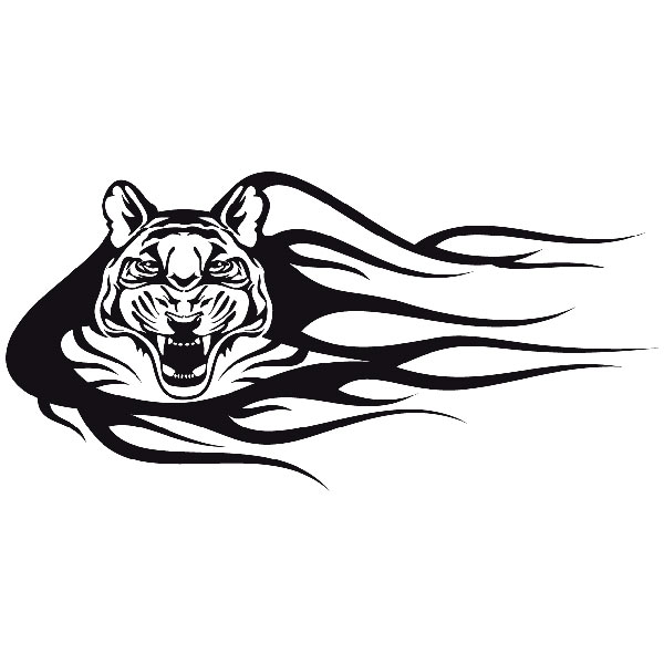 Pegatinas: Animal Flames 32