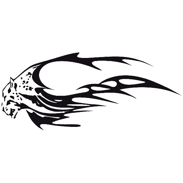 Pegatinas: Animal Flames 55