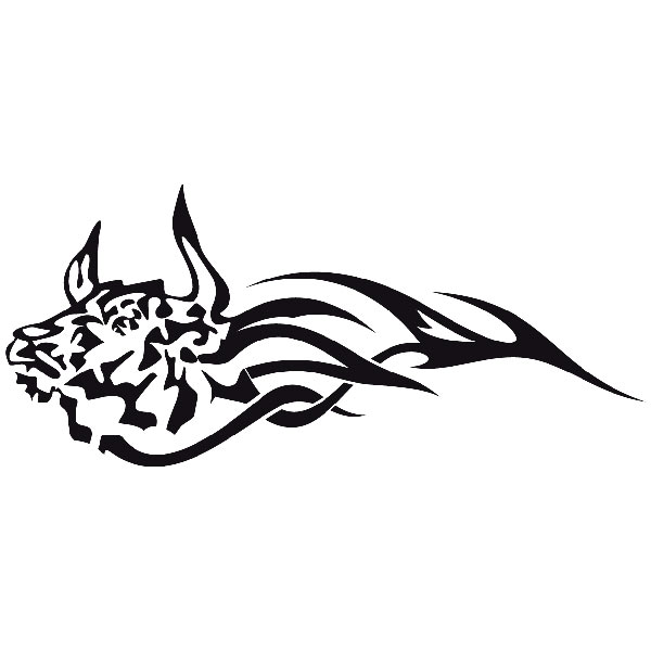 Pegatinas: Animal Flames 78