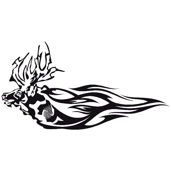 Pegatinas: Animal Flames 80