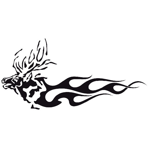 Pegatinas: Animal Flames 81