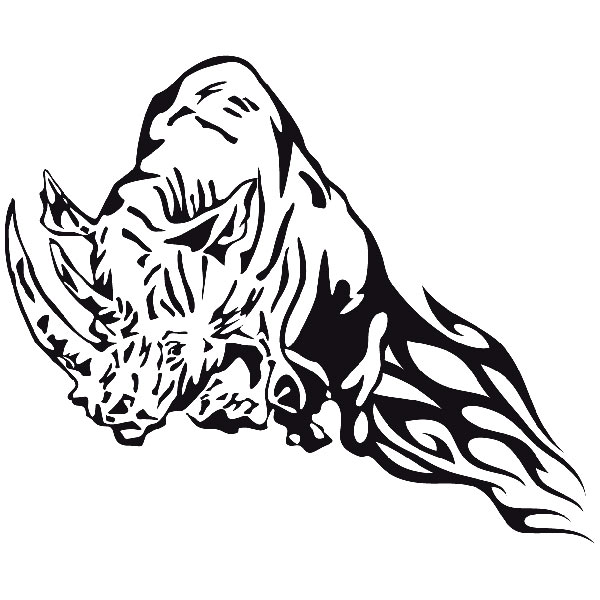 Pegatinas: Animal Flames 87