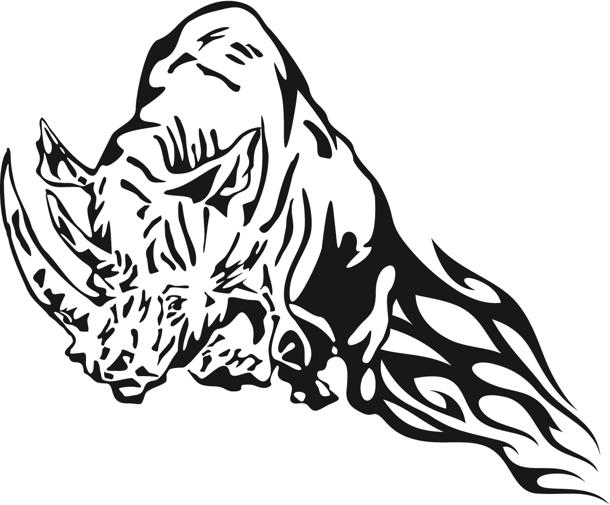 Pegatinas: Animal Flames 87