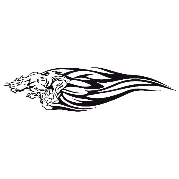 Pegatinas: Animal Flames 99