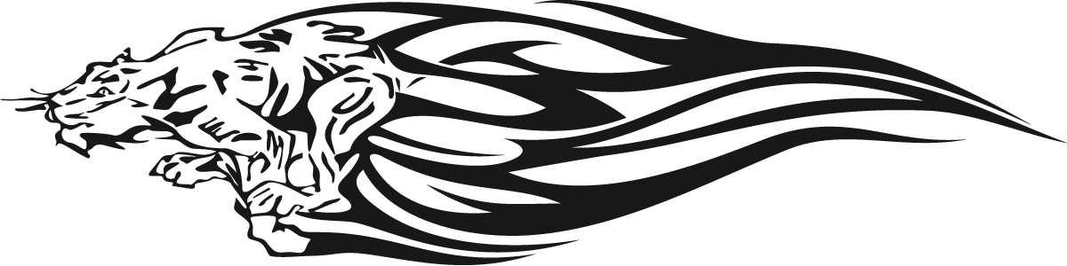 Pegatinas: Animal Flames 99