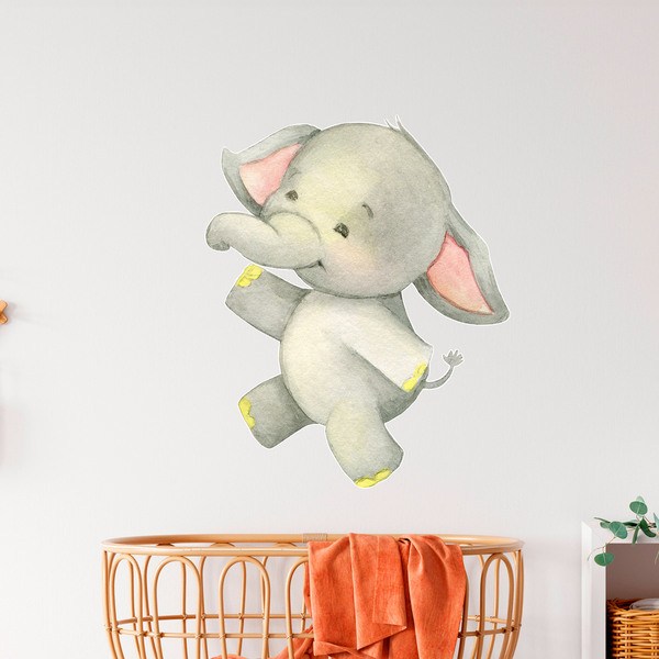 Vinilos Infantiles: Elefante feliz