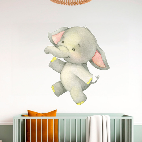 Vinilos Infantiles: Elefante feliz