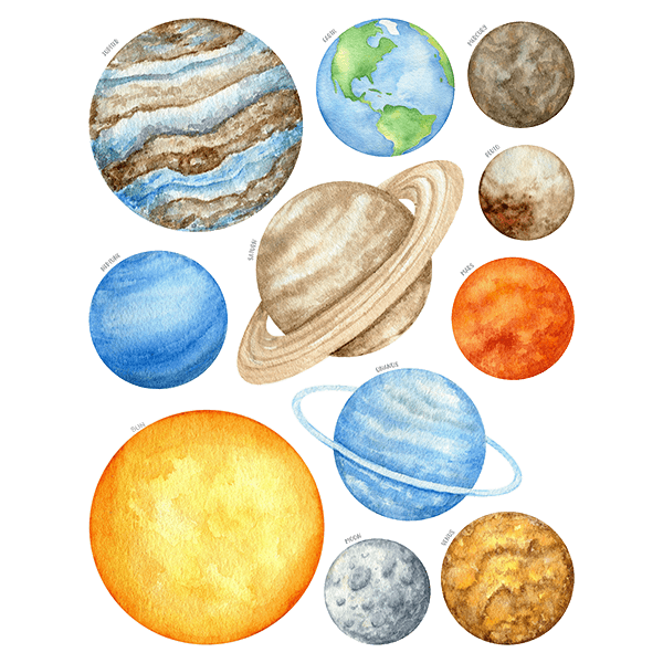 Vinilos Infantiles: Planetas del Sistema Solar