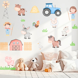 Vinilos Infantiles: Kit Animales de la granja 5