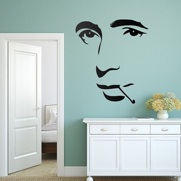 Vinilos Decorativos: Cara de Humphrey Bogart