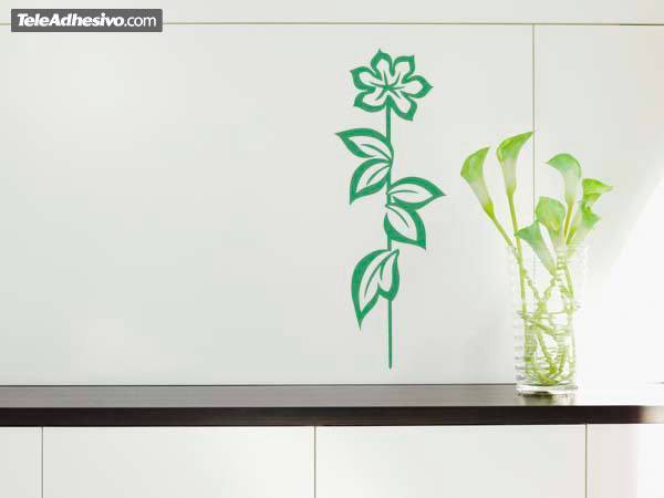 Vinilos Decorativos: Larga flor en primavera