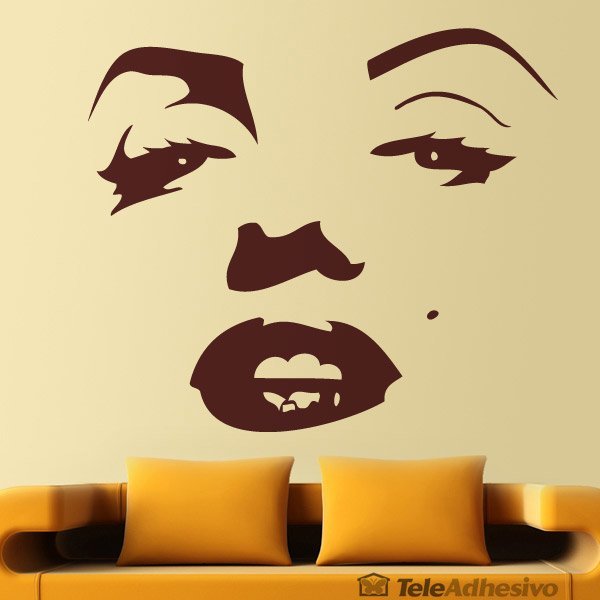 Vinilos Decorativos: Cara de Marilyn Monroe