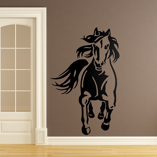 Vinilos Decorativos: Caballo al trote