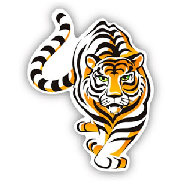 Pegatinas: Tigre Sumatra