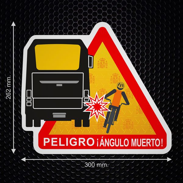 Pegatinas: Señal Vehículo Transporte Viajeros M2 y M3