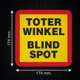 Pegatinas: Toter Winkel Blind Spot Alemán 2