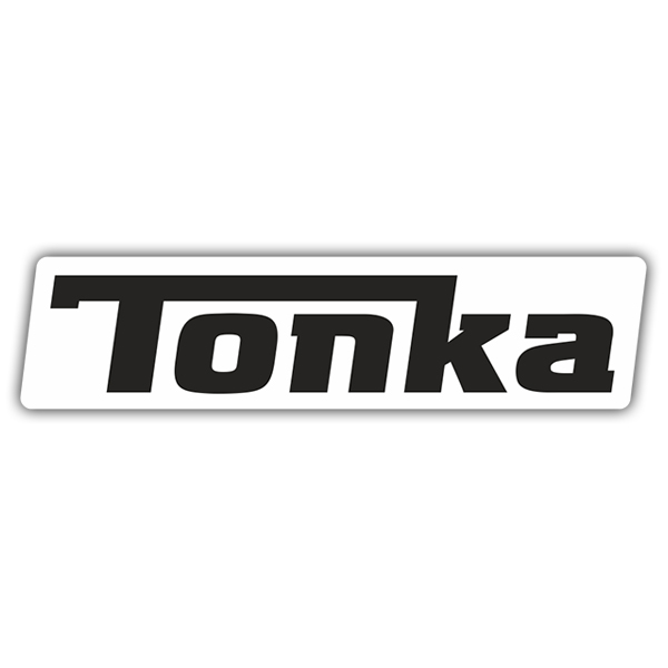 Pegatinas: Tonka en Tipograf&iacute;a Bold