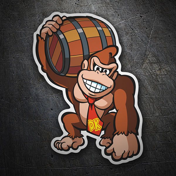 Pegatinas: Donkey Kong DK 1