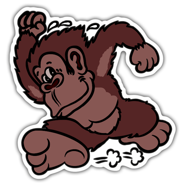 Pegatinas: Donkey Kong retro