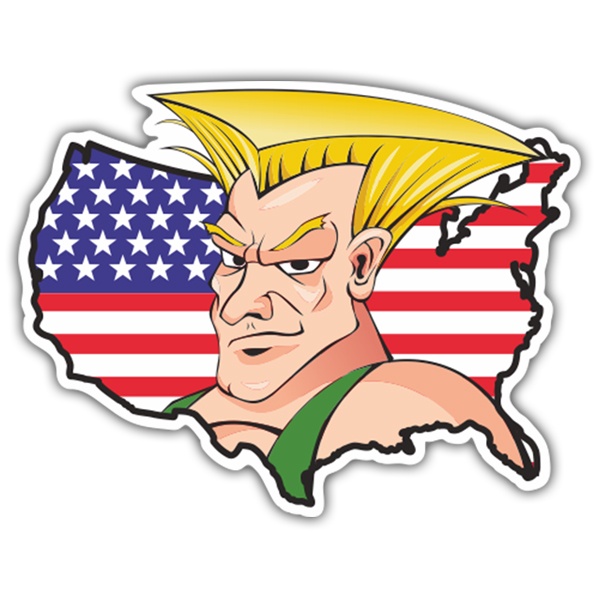 Pegatinas: Guile