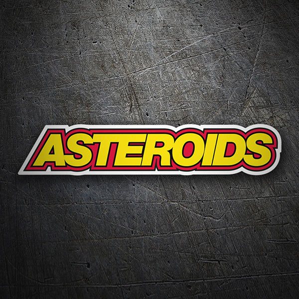 Pegatinas: Asteroids Logo