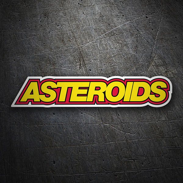 Pegatinas: Logo Asteroids