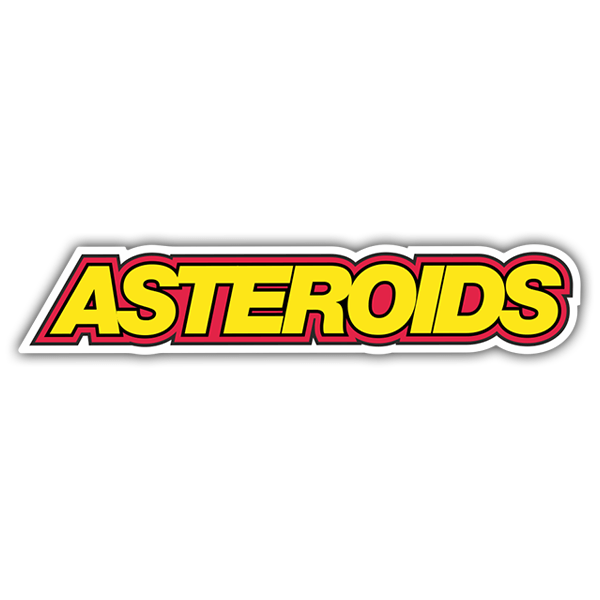 Pegatinas: Asteroids Logo 0