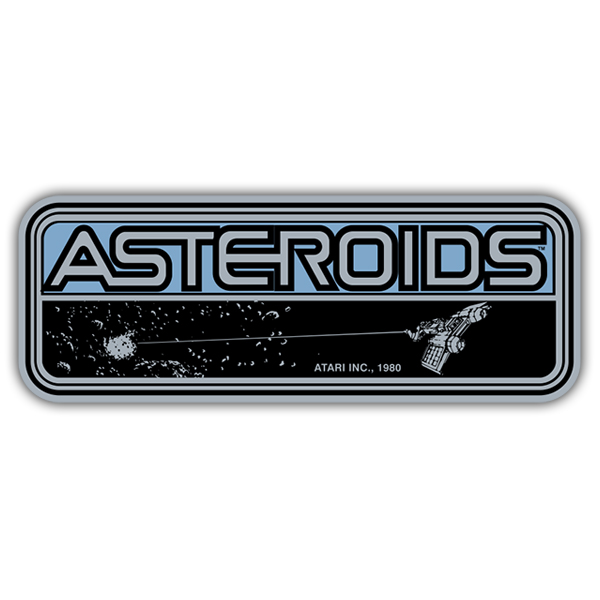 Pegatinas: Asteroids 1980