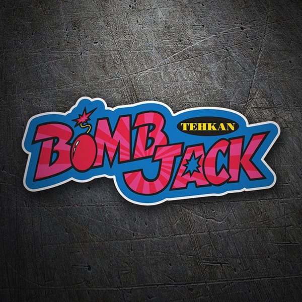 Pegatinas: Bomb Jack Logo 1