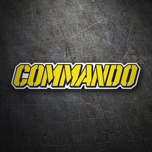 Pegatinas: Commando Logo