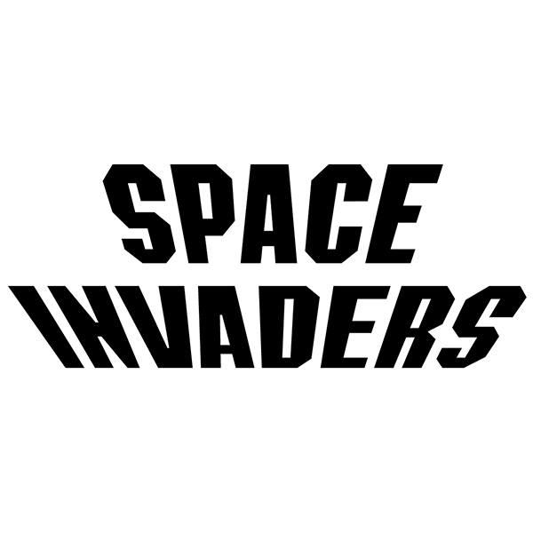 Pegatinas: Space Invaders Logo