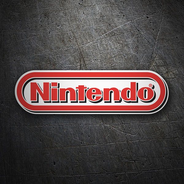 Pegatinas: Nintendo Logo 3D