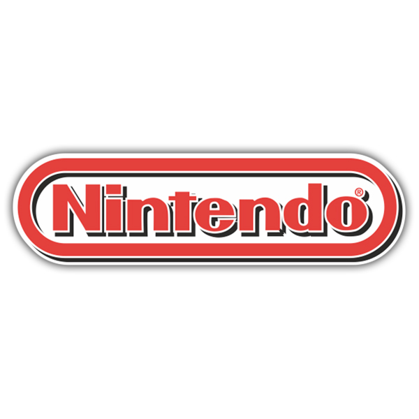 Pegatinas: Nintendo Logo 3D