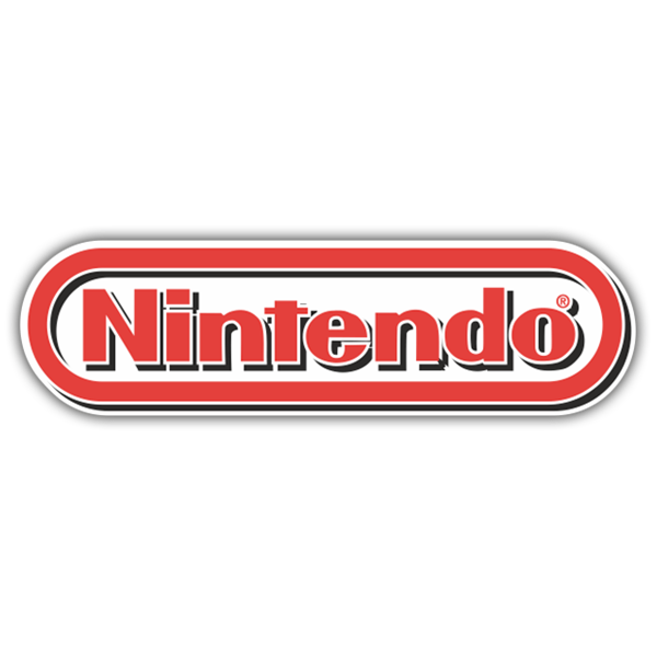 Pegatinas: Nintendo Logo 3D 0