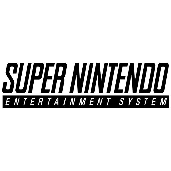 Pegatinas: Super Nintendo Logo