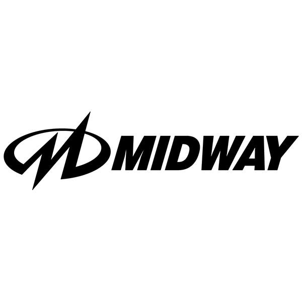 Pegatinas: Midway Logo