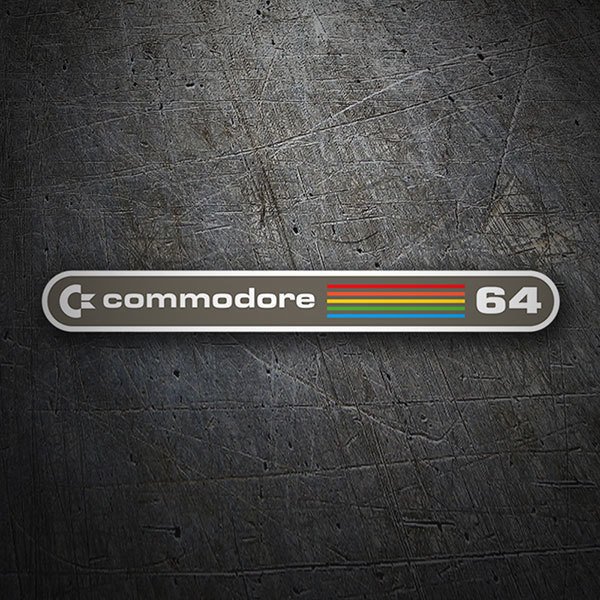 Pegatinas: Commodore 64 Logo