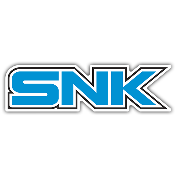 Pegatinas: SNK en Letras May&uacute;sculas