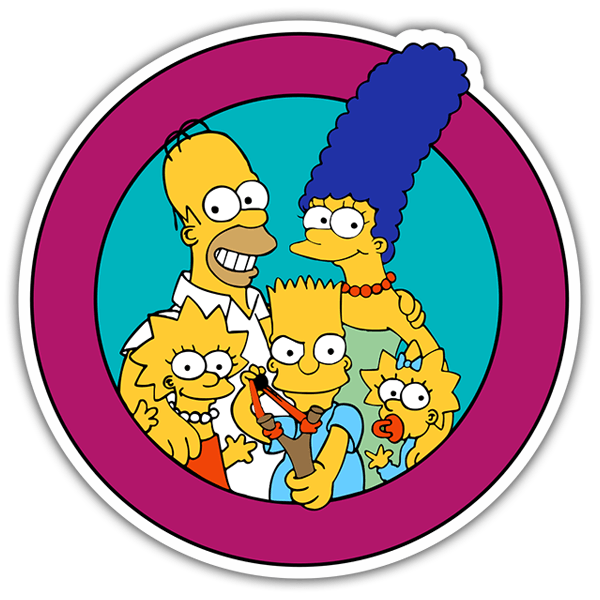 Pegatinas: Simpson Parche