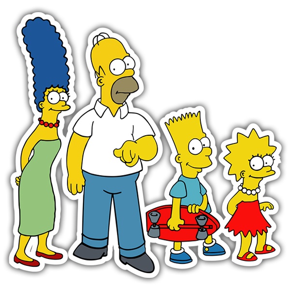 Pegatinas: Simpsons