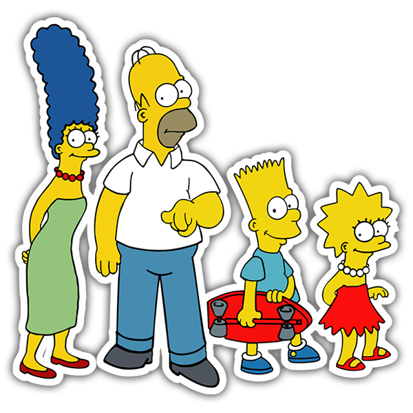 Pegatinas: The Simpsons 0