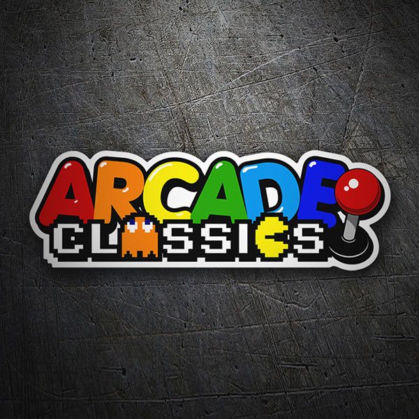 Pegatinas: Arcade Classics Pacman