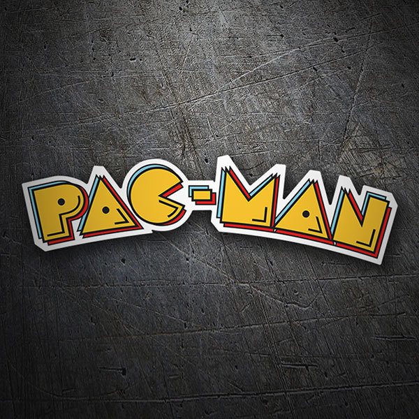 Pegatinas: Pac-Man Logo 1