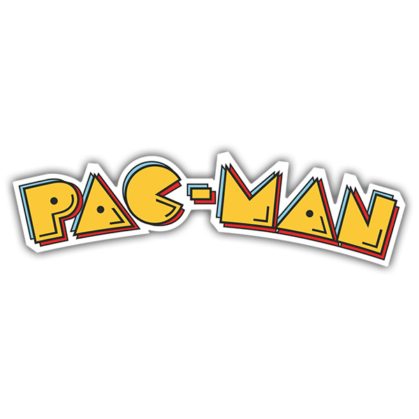 Pegatinas: Pac-Man Logo 0