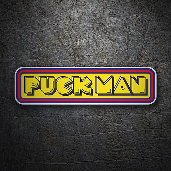 Pegatinas: Puck-Man Logo