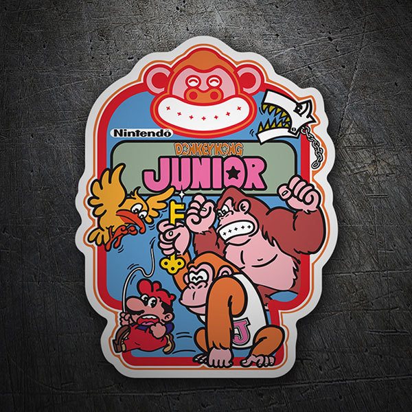 Pegatinas: Donkey Kong Junior Videojuego 1
