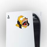 Pegatinas: Homer come paredes 5
