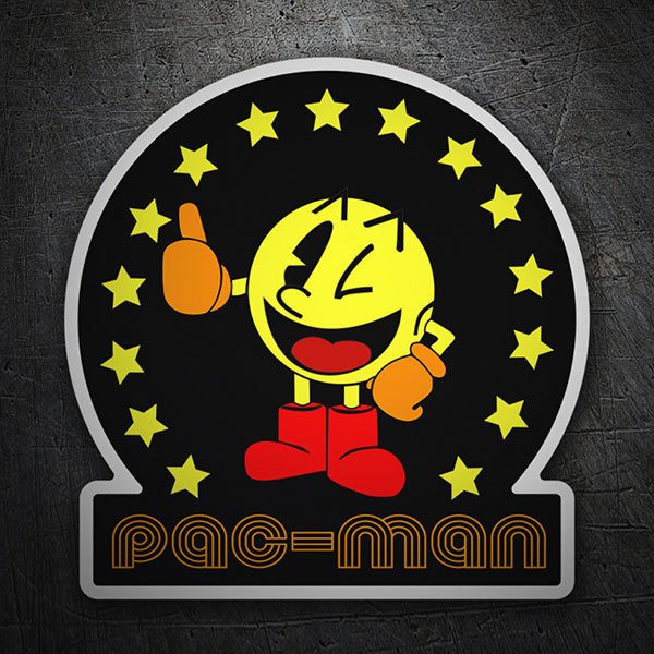 Pegatinas: Pac-Man Star 1